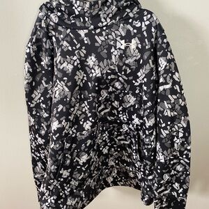 Under Armour Black and White Patterned Hoodie